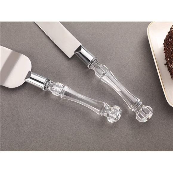 Cake Cutting Set for Wedding- Mr and Mrs Cake Cutter,Wedding Cake Knife & Server - Picture 6 of 6